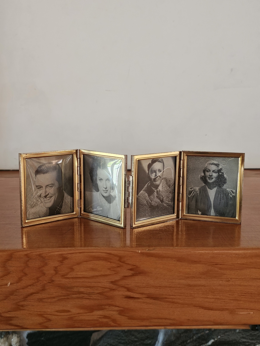 Vintage 1950s Colorado Souvenir Powder Compact & Quad-Fold Photo Frame Lot